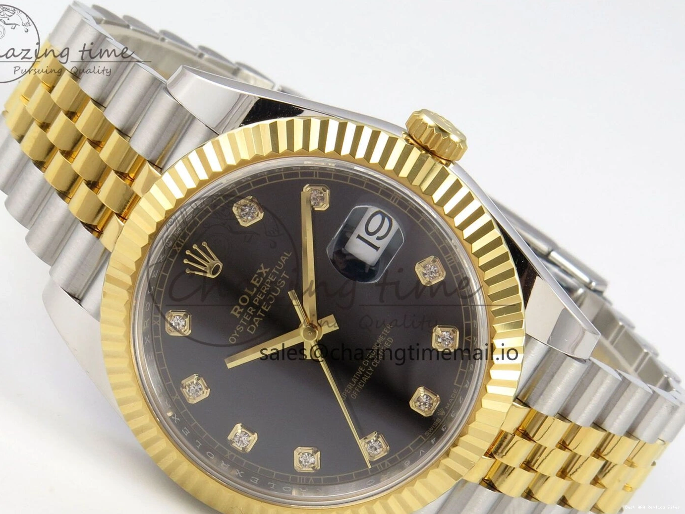 AAA Replica Watches Diamonds (Weighted) SS Edition Bracelet 41 126333 Black Jubilee SH3235 1:1 EasyCare ARF Dial 210 Best on DateJust YG 0119